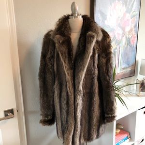 Vintage Authentic Racoon Fur Coat - Like New